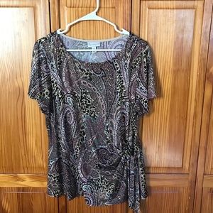 DB short sleeve ladies blouse - 1X